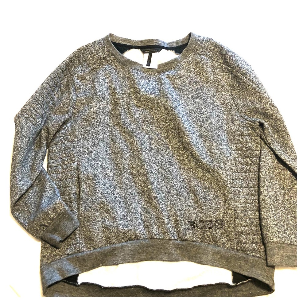 BCBG athleisure crew neck sweater